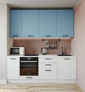 Кухонный гарнитур Капри 2200 h950 (Стол. 38мм) в Лесном - lesnoy.ok-mebel.com | фото