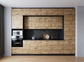 Кухонный гарнитур Крафт 3400 (Стол. 38мм) в Лесном - lesnoy.ok-mebel.com | фото