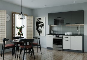 Кухонный гарнитур Лофт 2000 (Стол. 38мм) в Лесном - lesnoy.ok-mebel.com | фото
