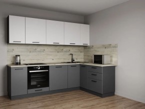 Кухонный гарнитур Меренга 2600*1600 (Стол. 38мм) в Лесном - lesnoy.ok-mebel.com | фото