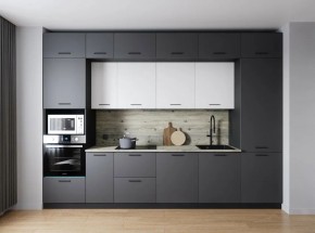 Кухонный гарнитур Меренга 3400 (Стол. 26мм) в Лесном - lesnoy.ok-mebel.com | фото