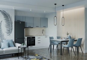 Кухонный гарнитур Ниагара 2550 (Стол. 26мм) в Лесном - lesnoy.ok-mebel.com | фото