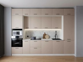 Кухонный гарнитур Шампань 3400 (Стол. 38мм) в Лесном - lesnoy.ok-mebel.com | фото