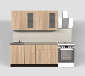 Кухня Симона Демо 1700 (Венга/Дуб Сонома) в Лесном - lesnoy.ok-mebel.com | фото 7