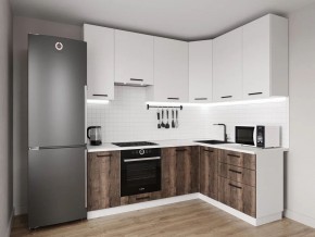 Кухонный гарнитур Старое Дерево 2200*1600 h950 (Стол. 26мм) в Лесном - lesnoy.ok-mebel.com | фото