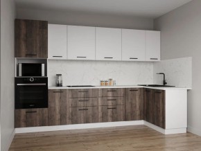 Кухонный гарнитур Старое Дерево 3200*1400 (Стол. 26мм) в Лесном - lesnoy.ok-mebel.com | фото