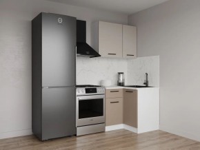 Кухонный гарнитур угловой Каппучино 1000*1000 (Стол. 38мм) в Лесном - lesnoy.ok-mebel.com | фото