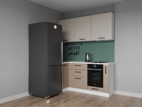 Кухонный гарнитур угловой Каппучино 1000*1800 (Стол. 26мм) в Лесном - lesnoy.ok-mebel.com | фото