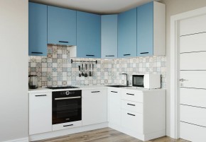 Кухонный гарнитур угловой Капри 2200х1600 h950 (Стол. 38мм) в Лесном - lesnoy.ok-mebel.com | фото