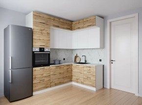 Кухонный гарнитур угловой Лада 2200*1700 (Стол. 26мм) в Лесном - lesnoy.ok-mebel.com | фото