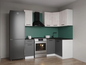 Кухонный гарнитур угловой Санторини 2000*1200 (Стол. 26мм) в Лесном - lesnoy.ok-mebel.com | фото