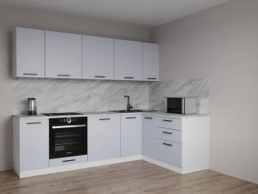 Кухонный гарнитур угловой Смоки 2600*1600 (Стол. 38 мм) в Лесном - lesnoy.ok-mebel.com | фото