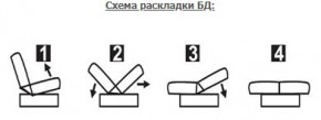 ЛАУРА ЛЮКС Диван Лаура Люкс БД+2подушки в Лесном - lesnoy.ok-mebel.com | фото 7
