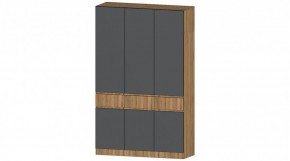 ЛЕНОРА Шкаф 3х створчатый (графит) в Лесном - lesnoy.ok-mebel.com | фото