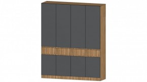 ЛЕНОРА Спальный гарнитур (модульный) графит в Лесном - lesnoy.ok-mebel.com | фото 8