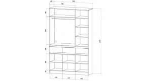 ЛЕНОРА Спальный гарнитур (модульный) кашемир в Лесном - lesnoy.ok-mebel.com | фото 9