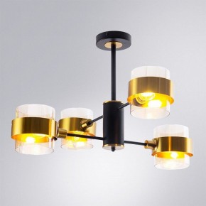 Люстра на штанге Arte Lamp Carlo A8205SP-4BK в Лесном - lesnoy.ok-mebel.com | фото 2