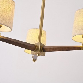 Люстра на штанге Imperiumloft Jorgenson Beige/Dark wood STAVRA01 в Лесном - lesnoy.ok-mebel.com | фото 13