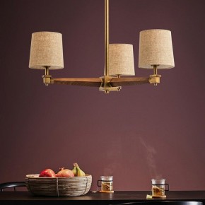 Люстра на штанге Imperiumloft Jorgenson Beige/Dark wood STAVRA01 в Лесном - lesnoy.ok-mebel.com | фото 9