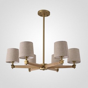 Люстра на штанге Imperiumloft Jorgenson Beige/Light wood STAVRA01 в Лесном - lesnoy.ok-mebel.com | фото