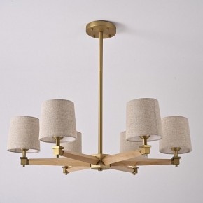 Люстра на штанге Imperiumloft Jorgenson Beige/Light wood STAVRA01 в Лесном - lesnoy.ok-mebel.com | фото 3