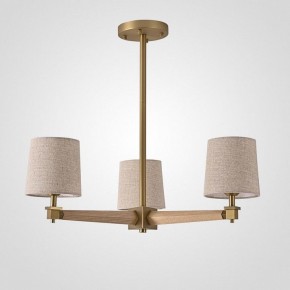 Люстра на штанге Imperiumloft Jorgenson Beige/Light wood STAVRA01 в Лесном - lesnoy.ok-mebel.com | фото