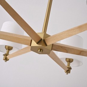Люстра на штанге Imperiumloft Jorgenson White/Light wood STAVRA01 в Лесном - lesnoy.ok-mebel.com | фото 13