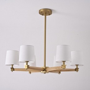 Люстра на штанге Imperiumloft Jorgenson White/Light wood STAVRA01 в Лесном - lesnoy.ok-mebel.com | фото 5