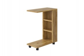 МАЛЬТА Столик прикроватный (дуб крафт золотой) в Лесном - lesnoy.ok-mebel.com | фото