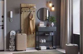МЕБЕЛЬСОН К1 Прихожая (графит) в Лесном - lesnoy.ok-mebel.com | фото