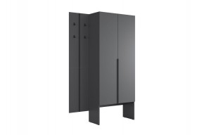 МЕРСИ Прихожая (модульная) графит в Лесном - lesnoy.ok-mebel.com | фото 6