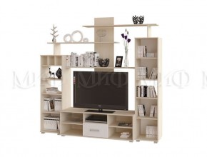 МИНИ-2 Гостиная (МДФ) Белый глянец/Дуб Крафт в Лесном - lesnoy.ok-mebel.com | фото 2
