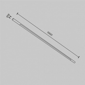 Модульный светильник Maytoni Basis C100CL-L1000-24W3-6K-B в Лесном - lesnoy.ok-mebel.com | фото 6