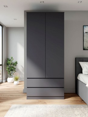 МОРИ МШ 900.2 Шкаф (графит) в Лесном - lesnoy.ok-mebel.com | фото 3