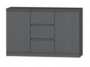 МС "Хилтон" Комод №4 1200 (графит) в Лесном - lesnoy.ok-mebel.com | фото 2