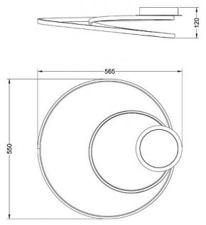 Накладной светильник Arte Lamp Millo A3893PL-30BK в Лесном - lesnoy.ok-mebel.com | фото 2