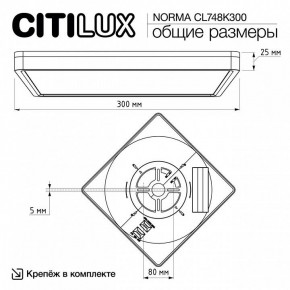 Накладной светильник Citilux Norma CL748K300 в Лесном - lesnoy.ok-mebel.com | фото 7