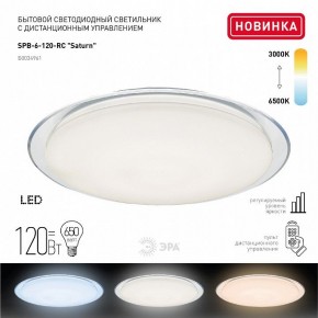 Накладной светильник Эра Классик SPB-6-120-RC Saturn (С) в Лесном - lesnoy.ok-mebel.com | фото 3