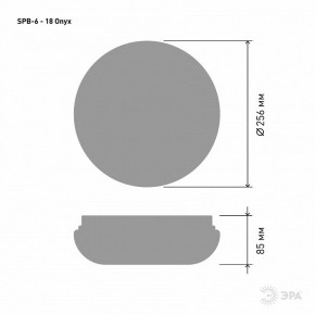 Накладной светильник Эра Классик SPB-6 - 18 Onyx в Лесном - lesnoy.ok-mebel.com | фото 3