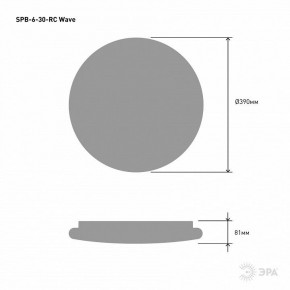 Накладной светильник Эра Классик SPB-6-30-RC Wave в Лесном - lesnoy.ok-mebel.com | фото 5