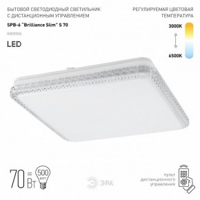 Накладной светильник Эра Классик SPB-6 Brilliance Slim S 70 в Лесном - lesnoy.ok-mebel.com | фото 2