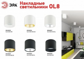 Накладной светильник Эра OL8 GX53 BK Б0048538 в Лесном - lesnoy.ok-mebel.com | фото 2