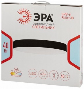 Накладной светильник Эра Relict Relict 38 SPB-6-40 4К BK в Лесном - lesnoy.ok-mebel.com | фото 6