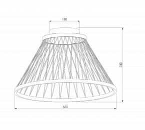 Накладной светильник Eurosvet Cesta 40019/1 LED коричневый в Лесном - lesnoy.ok-mebel.com | фото 4