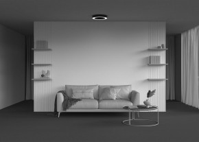Накладной светильник Maytoni Lua C093CL-36W3K-B в Лесном - lesnoy.ok-mebel.com | фото 5