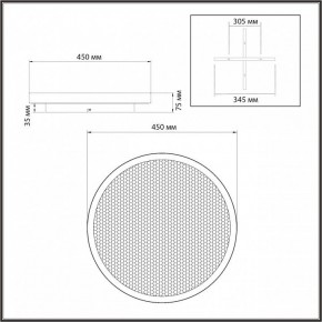 Накладной светильник Sonex Shimmers 7736/60L в Лесном - lesnoy.ok-mebel.com | фото 8