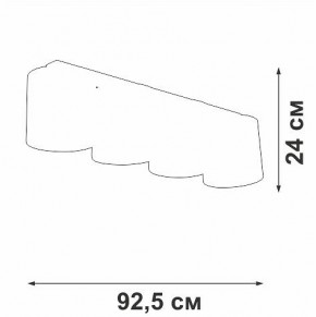 Накладной светильник Vitaluce V2881 V2881-1/4PL в Лесном - lesnoy.ok-mebel.com | фото 3