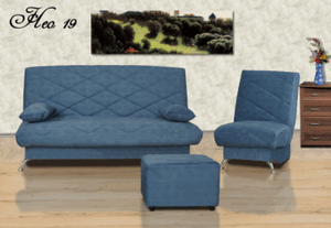 Комплект мягкой мебели НЕО 19 (3+1+ Пуф) в Лесном - lesnoy.ok-mebel.com | фото 1