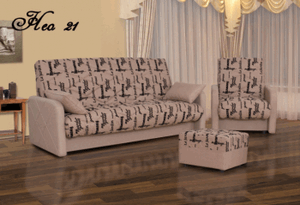 Комплект мягкой мебели НЕО 21М (3+1+ Пуф) в Лесном - lesnoy.ok-mebel.com | фото 1