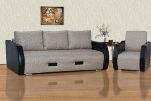 Комплект мягкой мебели НЕО 51 (3+1+1) в Лесном - lesnoy.ok-mebel.com | фото 1